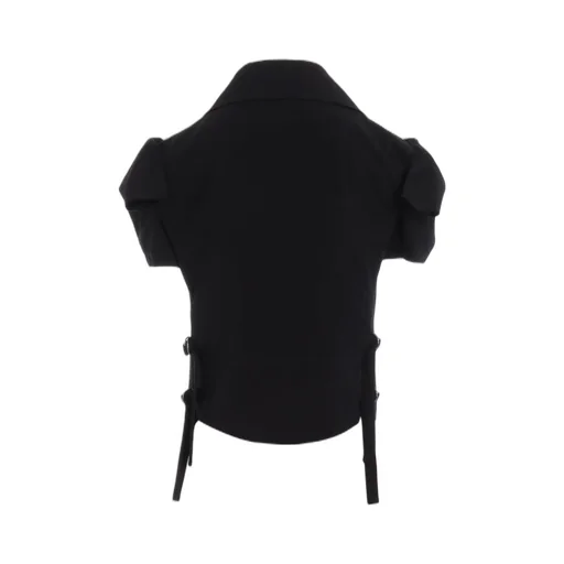 C/Ry Interweave Cross Short Sleeve Moto Jacket