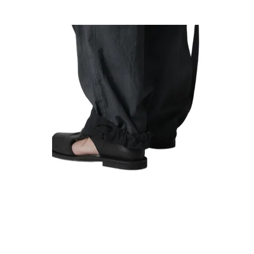 Cotton Linen Dump Rooler Printing Cargo Pants