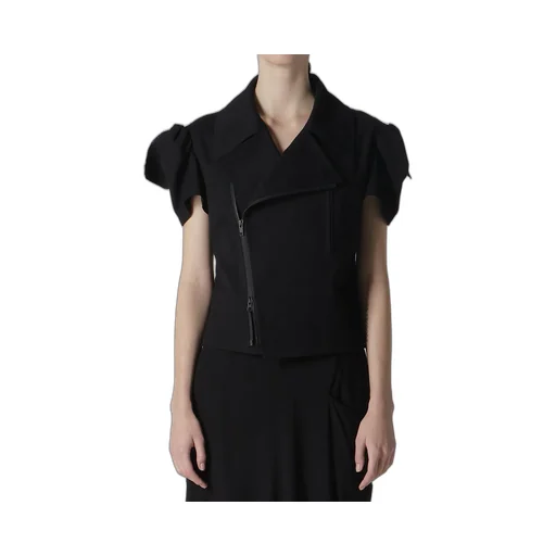 C/Ry Interweave Cross Short Sleeve Moto Jacket