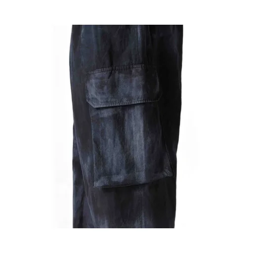 Indigo Heather Chambray Cargo Pants