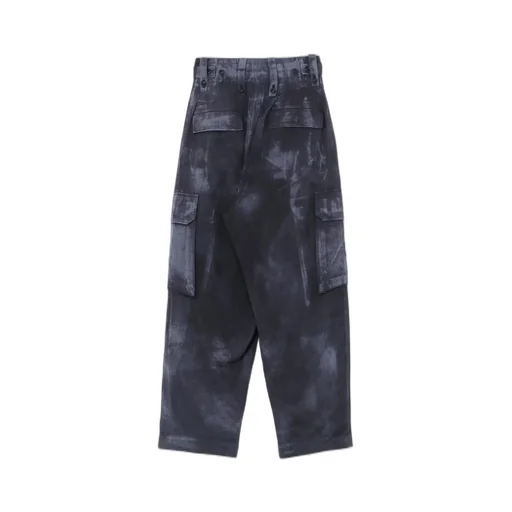 Indigo Heather Chambray Cargo Pants