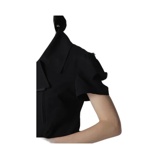 C/Ry Interweave Cross Short Sleeve Moto Jacket