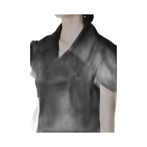 C/Ry Interweave Cross Short Sleeve Moto Jacket