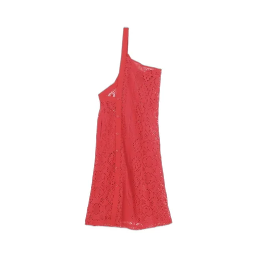 Patched Torchon Lace Single Strap Dress