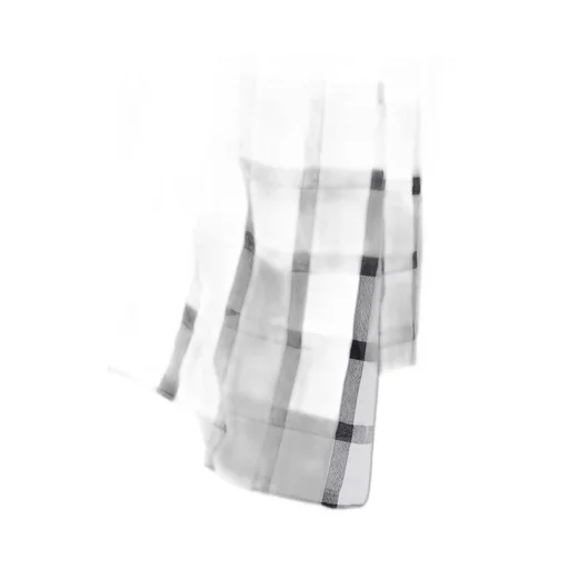 Cotton Cupro Plaid Shirt Dress