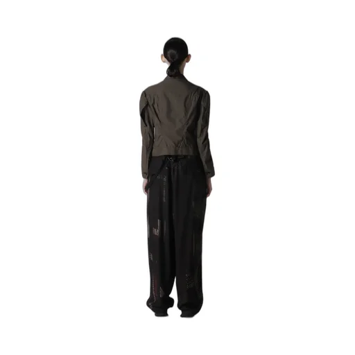 Cotton Typewriter Slit Denim Jacket