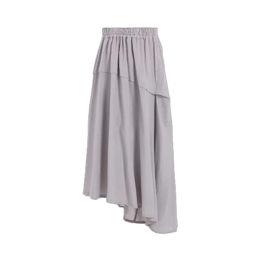 Cotton Boyle Viyella Right Tucked Asymmetery Skirt