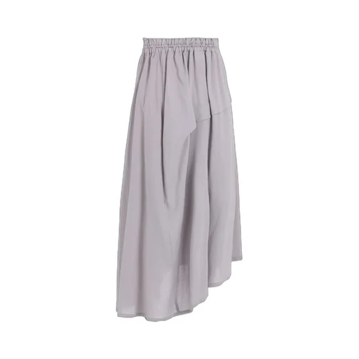 Cotton Boyle Viyella Right Tucked Asymmetery Skirt