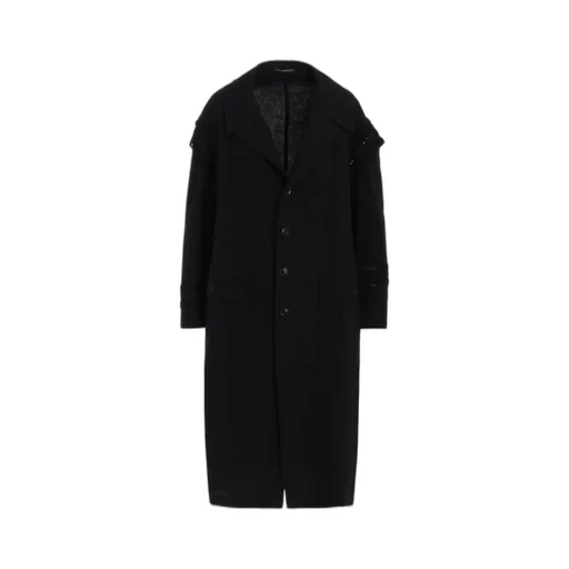 Cotton Flax Viyella Crochet Big Jacket