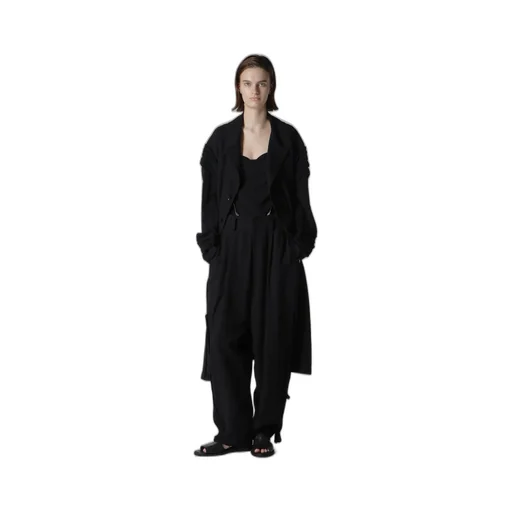 Cotton Flax Viyella Crochet Big Jacket