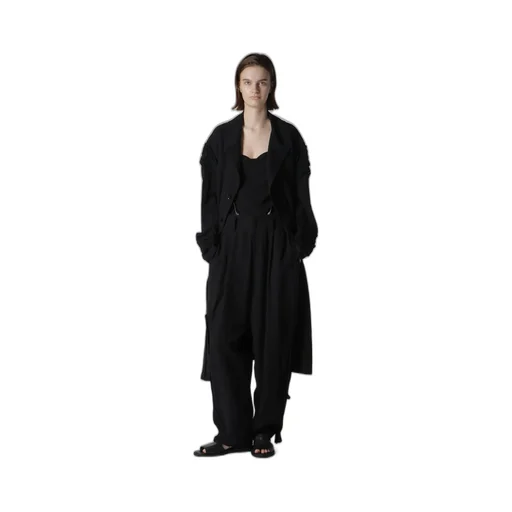 Cotton Flax Viyella Crochet Suspender Pants