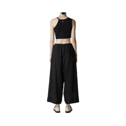 Plaid Front Tucked Mackin Pants
