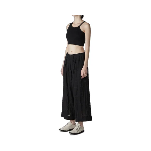 Plaid Front Tucked Mackin Pants