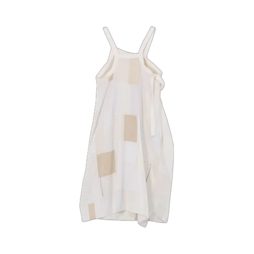 [Y’S Khadi Collection]Patchwork Sleeveless Dress