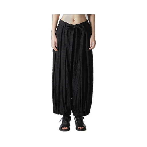 Plaid Tucked Pants
