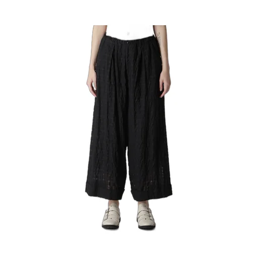 Plaid Front Tucked Mackin Pants