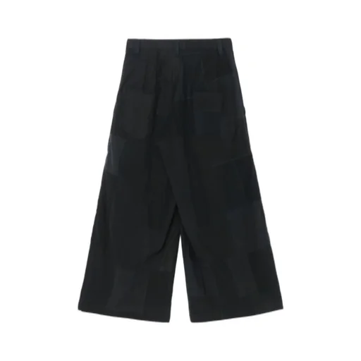 [Y’S Khadi Collection]Patchwork Tuck Wide Pants