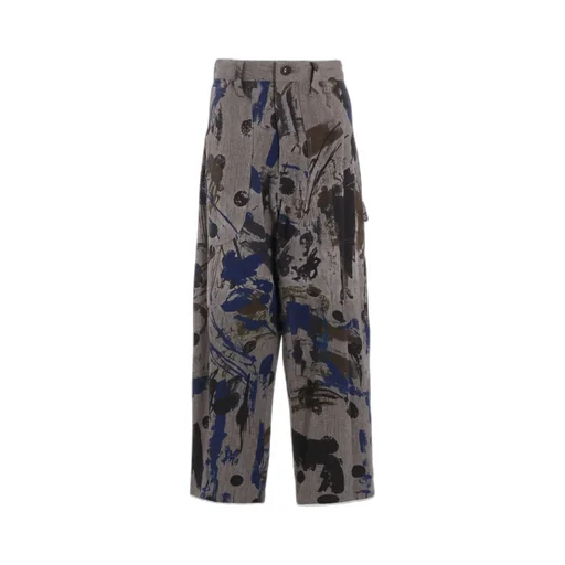 Heather Polka Dot Work Pants