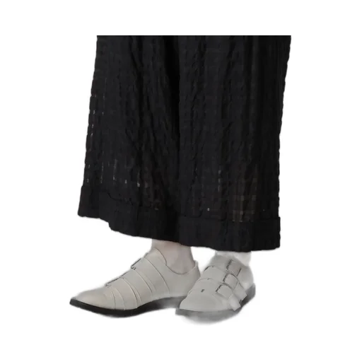 Plaid Front Tucked Mackin Pants