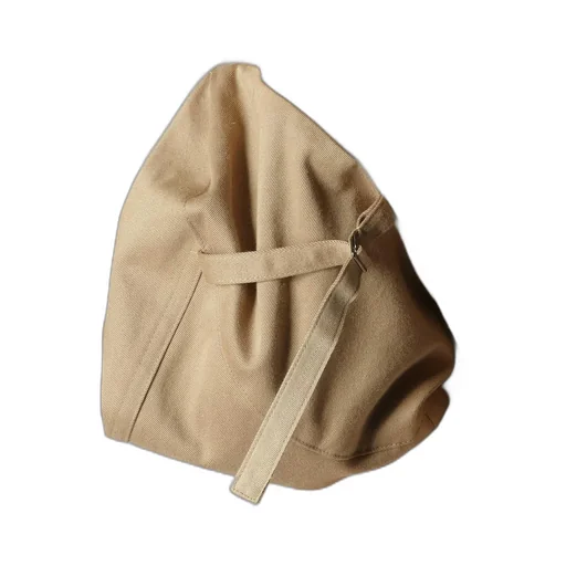 Double Faced Twill No Collar Coat