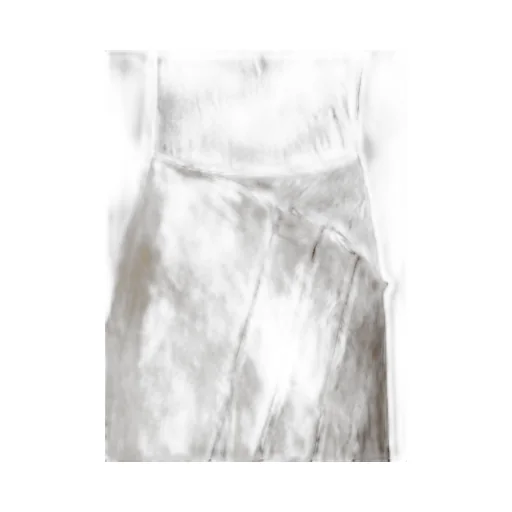 Light Twill Cotton Pleated Wrap Skirt