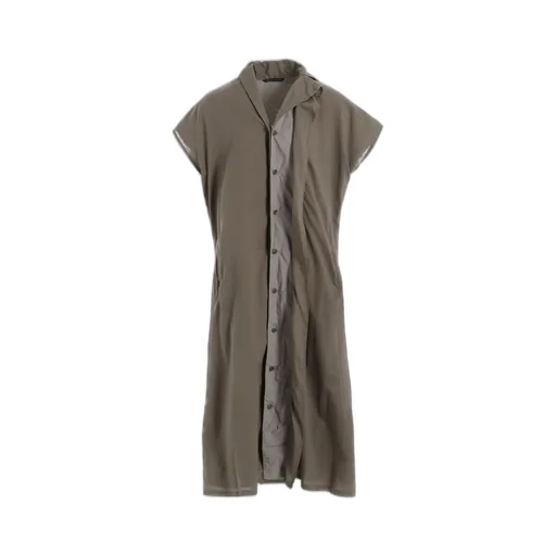 Cotton Lawn Garment Dye French Sleeve Dress