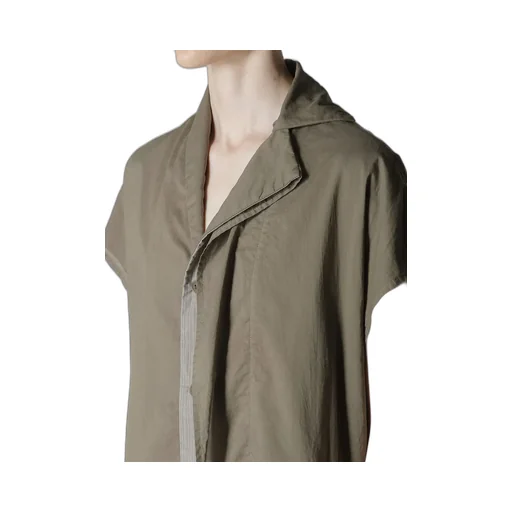 Cotton Lawn Garment Dye French Sleeve Dress