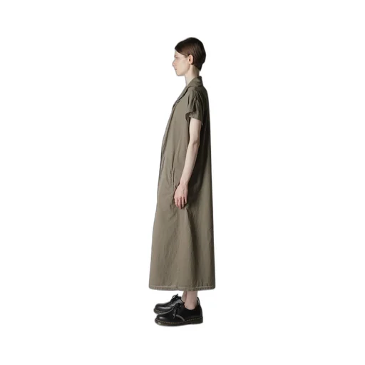 Cotton Lawn Garment Dye French Sleeve Dress