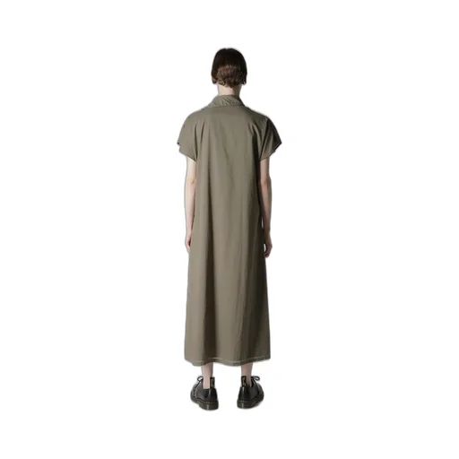 Cotton Lawn Garment Dye French Sleeve Dress