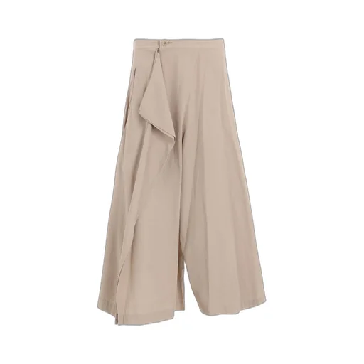 Cotton Broad Garment Dyeing Skirt Pants