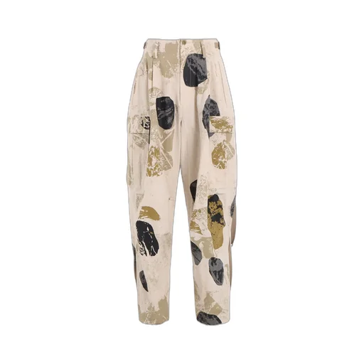 C/L Poplin Stone Design Cargo Pants