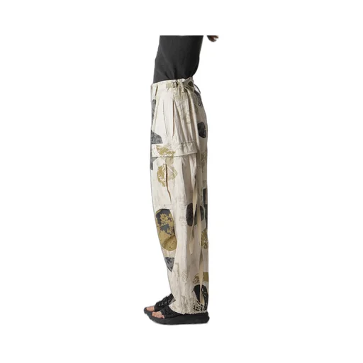 C/L Poplin Stone Design Cargo Pants