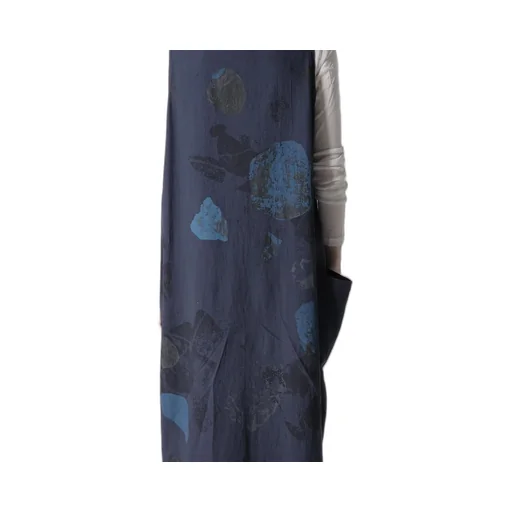 C/L Poplin Stone Design Sleeveless Dress