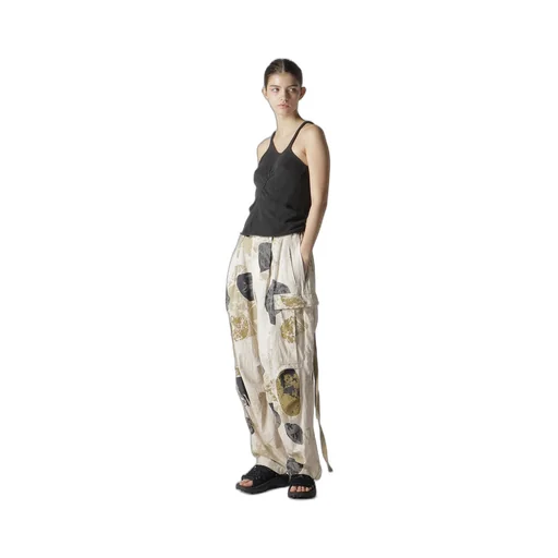 C/L Poplin Stone Design Cargo Pants