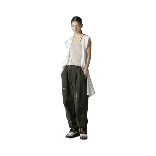 Cupro/Dungaree Baller Lace Hoodie Vest