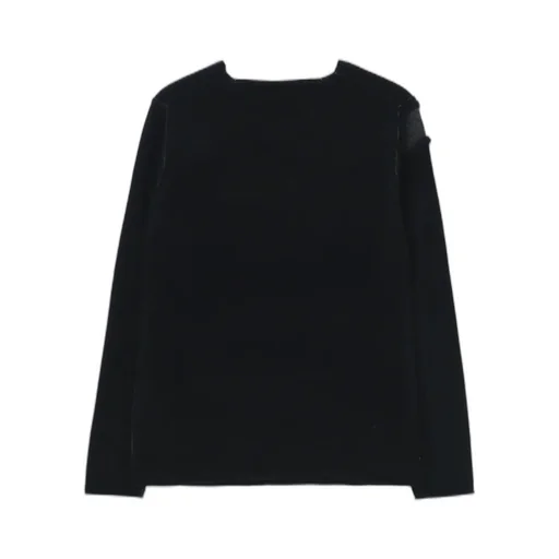 Wool Blend Ripped Detail Pullover