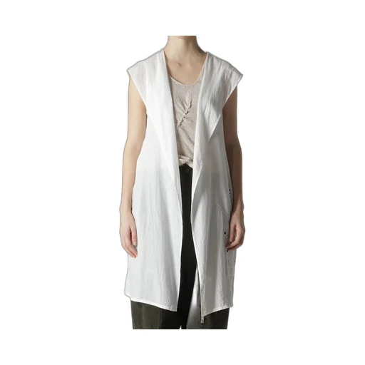 Cupro/Dungaree Baller Lace Hoodie Vest