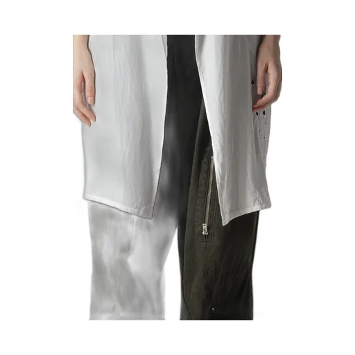 Cupro/Dungaree Baller Lace Hoodie Vest
