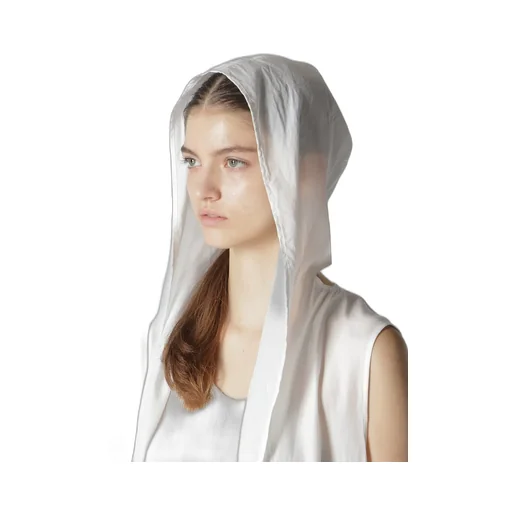 Cupro/Dungaree Baller Lace Hoodie Vest