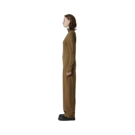 Alpaca Blend Drapey Sleeve Turtleneck