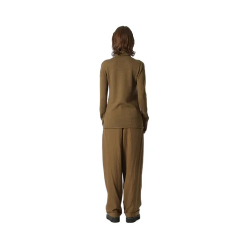 Alpaca Blend Drapey Sleeve Turtleneck