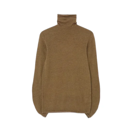 Alpaca Blend Drapey Sleeve Turtleneck