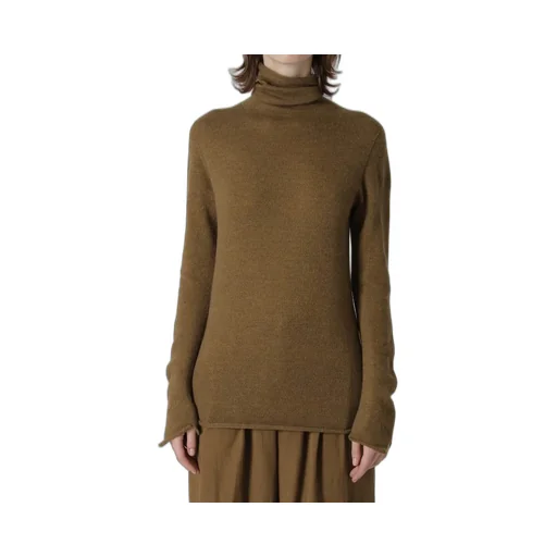 Alpaca Blend Drapey Sleeve Turtleneck