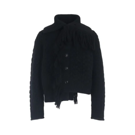 Cable/Fringe Cardigan