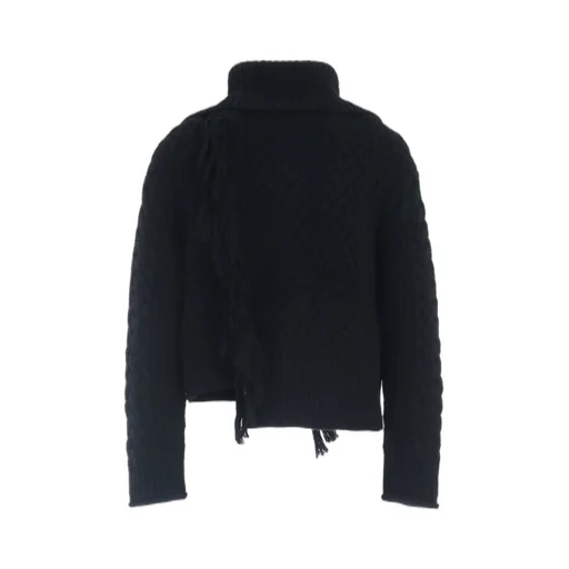 Cable/Fringe Cardigan
