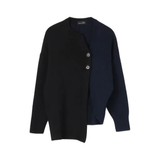 1/55C/5G2P Plain Stitch + Rib Lf Coloured Long Sleeve Cardigan