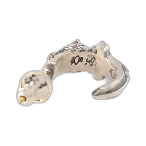 Silver 950 Wolf Dagger Pierce