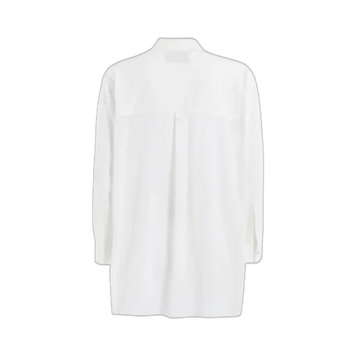 Ta/Pe Crepe De Chine Double Collar Big Shirt