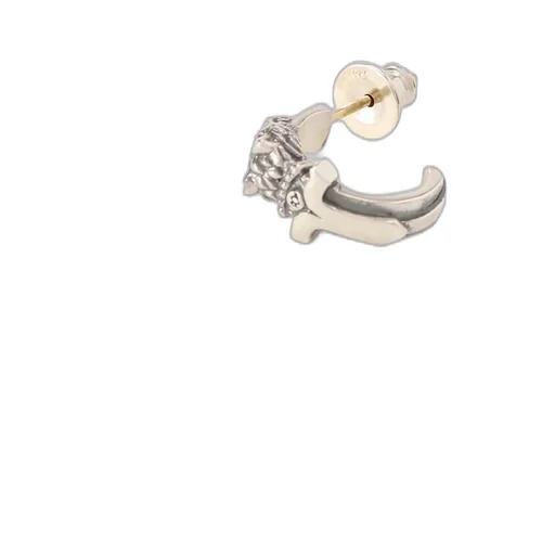 Silver 950 Wolf Dagger Pierce