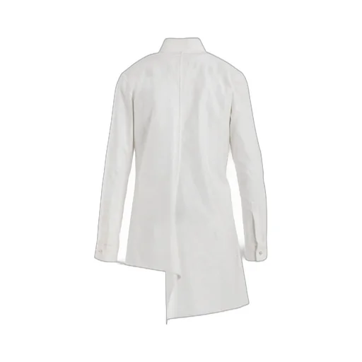 Cotton Twill Long Switched Blouse